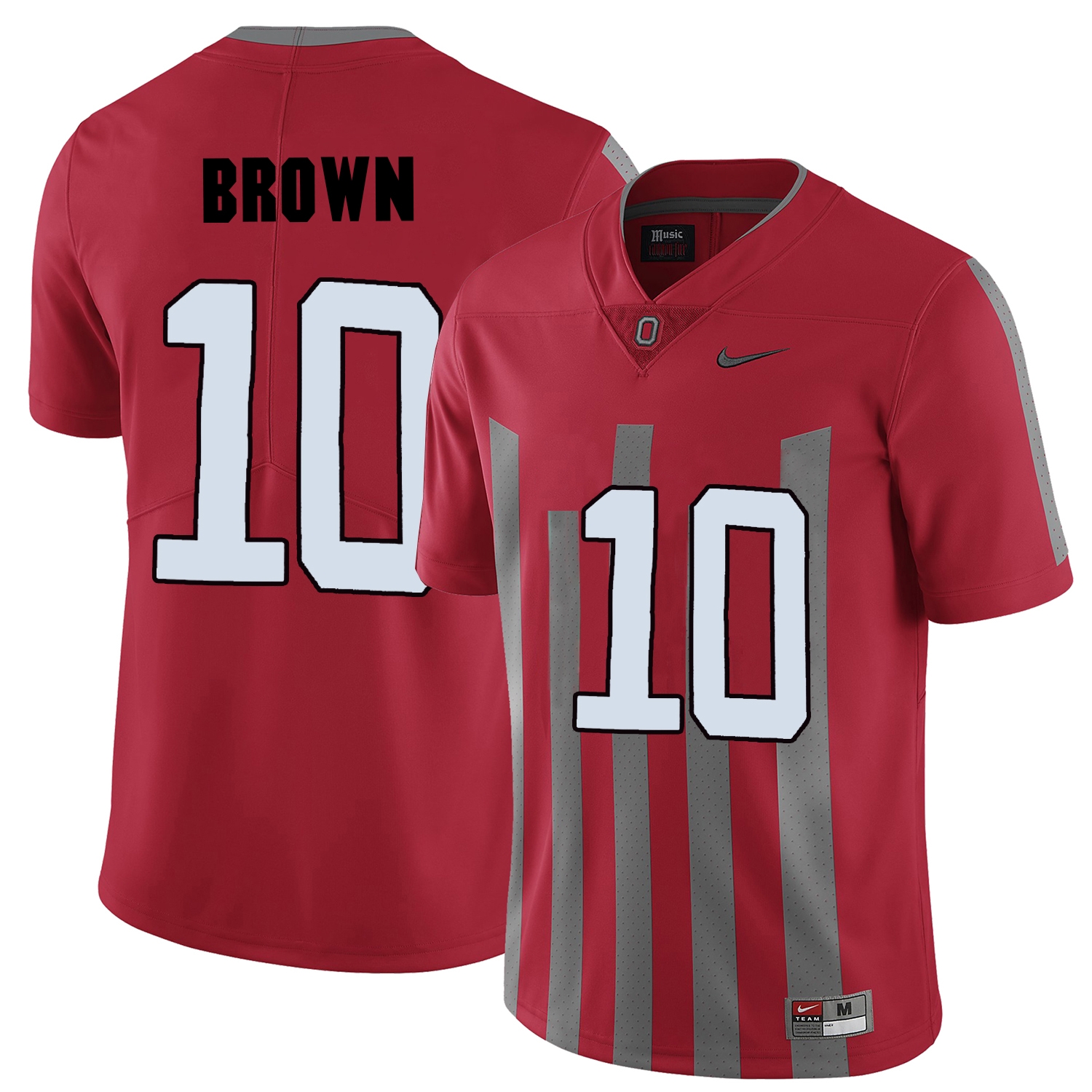 Ohio State Buckeyes Men's NCAA CaCorey Brown #10 Red Elite College Football Jersey HJY0049RM